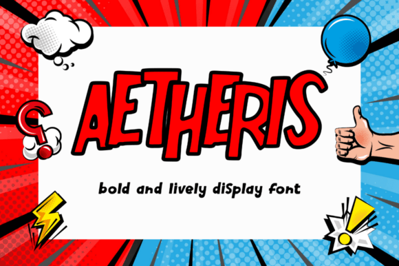 Aetheris: The Bold Display Font for Vibrant Brand Identity
