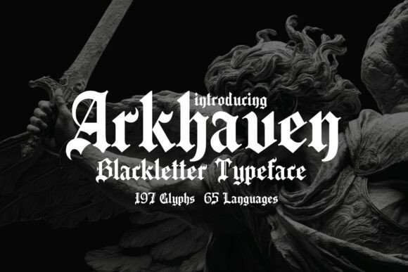 Arkhaven: The Gothic Typeface for Epic Digital Branding