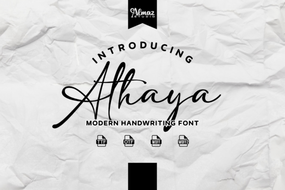 Athaya: The Elegant Script Typeface for Handwritten Branding