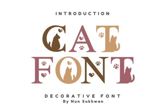Cat Font: The Ultimate Feline Decorative Typeface
