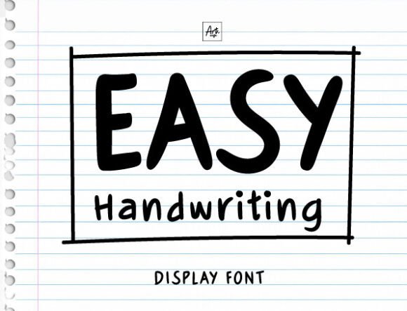 Easy Handwriting: The Friendly Display Font for Authentic Campaigns