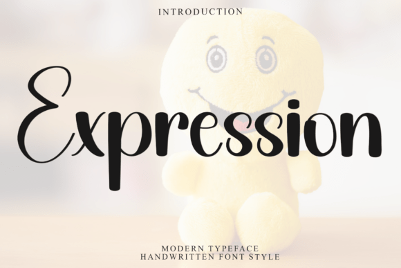 Expression Font: A Soft Script for Modern Editorial Design
