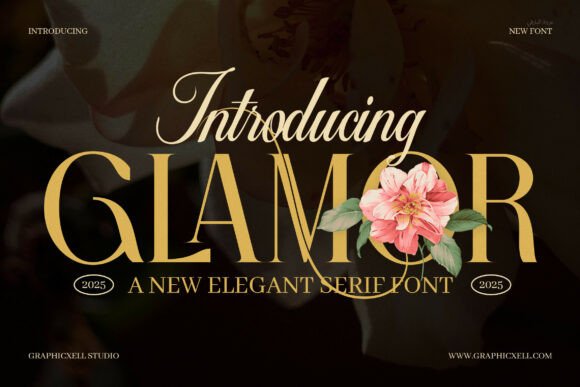 Glamor: The Luxury Serif Display Font for Handmade Creators
