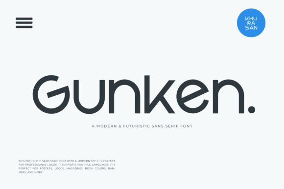 Gunken: The Modern Sans Serif Font for Sleek Brand Identity