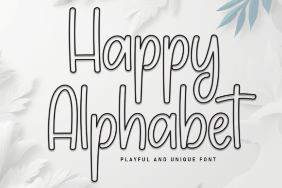Happy Alphabet: A Playful Handwritten Typeface for Makers