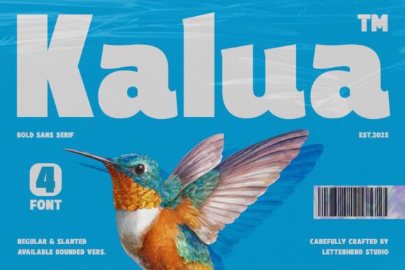 Kalua Bold Sans Serif: A Retro-Modern Typeface for Brand Identity