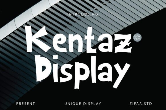 Kentaz: A Relaxed Display Font for Dynamic Branding