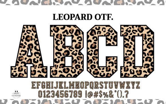 Leopard Varsity Font: A Dynamic Typeface for Bold Campaigns
