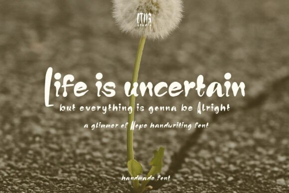 Life is Uncertain: The Handwritten Font That Elevates Your Brand Story