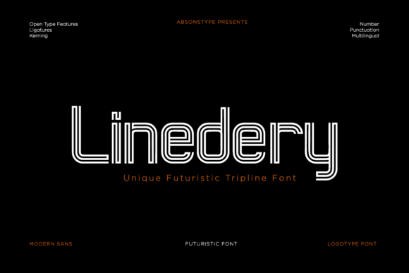 Lindery Typeface: A Bold Display Font for Modern Branding