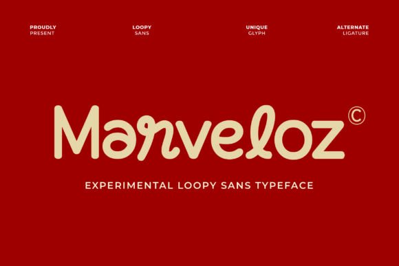 Marveloz: The Experimental Loopy Sans Serif for Modern Brands
