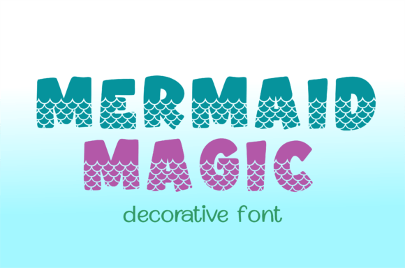 Mermaid Magic: A Playful Decorative Typeface for Editorial Design