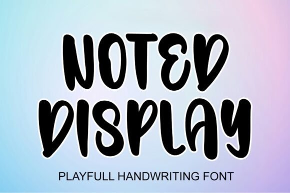 Noted Display: The Bold Typeface for High-Impact Web Design