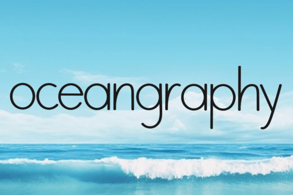 Oceangraphy: The Festive Typeface for Holiday Editorial Design