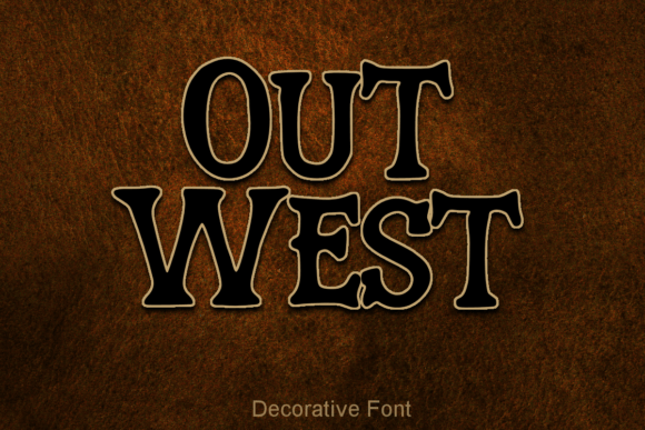 Out West Font: A Premium Serif Typeface for Editorial Design