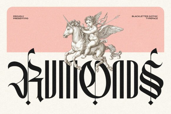 Rumonds: The Modern Blackletter Typeface for Digital Branding