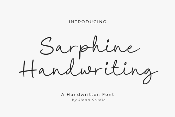 Sarineh: The Elegant Script Handwritten Font for Crafters