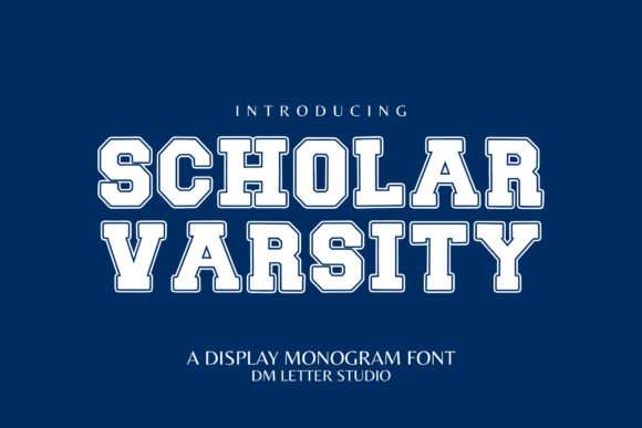 Scholar Varsity: The Bold Slab Serif for High-Impact Campaigns