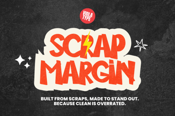Scrap Margin: A Bold Display Font for Modern Digital Brands