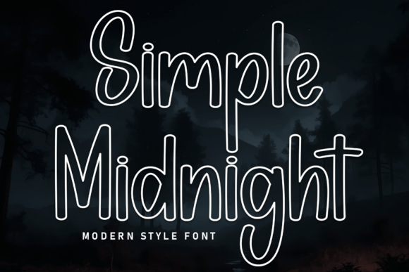 Simple Midnight: A Playful Display Font with Personality