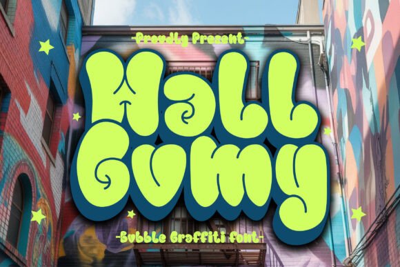 Wall Gumy: The Playful Display Typeface for Viral Campaigns